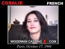 Coralie casting video from WOODMANCASTINGX by Pierre Woodman
