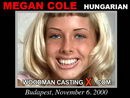 Megan Cole casting video from WOODMANCASTINGX by Pierre Woodman