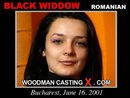Black Widdow casting video from WOODMANCASTINGX by Pierre Woodman