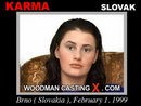 Karma casting video from WOODMANCASTINGX by Pierre Woodman
