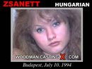 Zsanett casting video from WOODMANCASTINGX by Pierre Woodman