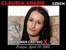 Claudia Adams casting video from WOODMANCASTINGX by Pierre Woodman