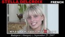 Stella Delcroix casting video from WOODMANCASTINGX by Pierre Woodman