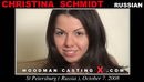 Christina Schmidt casting video from WOODMANCASTINGX by Pierre Woodman