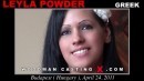 Leyla Powder casting video from WOODMANCASTINGX by Pierre Woodman