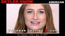 Skyler Snow Casting video from WOODMANCASTINGX by Pierre Woodman