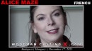 Alice Maze Casting video from WOODMANCASTINGX by Pierre Woodman