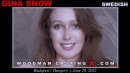 Gina Snow Casting video from WOODMANCASTINGX by Pierre Woodman