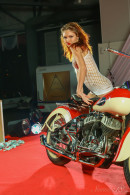 Cristina A in Cristina - Performance In Front Of The Motorcycle gallery from STUNNING18 by Thierry Murrell - #7