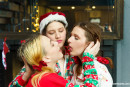 Blair Venimore & Margo von Teese & Lina Sun in Pillow Fight Waiting For Santa gallery from CLUBSWEETHEARTS - #11