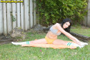 Bonnie Skye in Bonnie The Gymnast Does The Splits Outdoors To Expose Her Fuck Holes. gallery from NAUGHTYMAG - #1