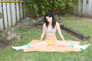 Bonnie Skye in Bonnie The Gymnast Does The Splits Outdoors To Expose Her Fuck Holes. gallery from NAUGHTYMAG - #3
