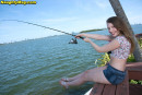 Elena Koshka in Babyfaced Elena Goes Fishing On A Dock While Dreaming Of A Cock! gallery from NAUGHTYMAG - #4