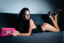 Sexy Student Midesa With A Transparent Body And Glasses gallery from CHARMMODELS by Domingo - #1
