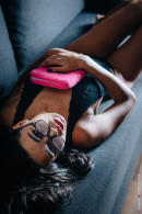 Sexy Student Midesa With A Transparent Body And Glasses gallery from CHARMMODELS by Domingo - #9
