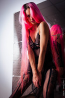 Mirror Mirror On The Wall Sexy Pink Hair Girl Adele Photos gallery from CHARMMODELS by Domingo - #15