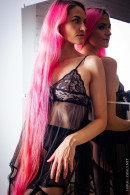 Mirror Mirror On The Wall Sexy Pink Hair Girl Adele Photos gallery from CHARMMODELS by Domingo - #4