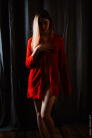 Lady In Red Beautiful Sofia Naked Only In A Small Morning Dress gallery from CHARMMODELS by Domingo - #6