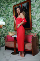 Nora Roam in Red Dress gallery from ETERNALDESIRE by Arkisi - #1