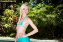 Elsa Jean in Epically-flat Blonde Teen Elsa Shows Off A Micro-bikini Poolside Before A Masturbation Show. from NAUGHTYMAG - #3