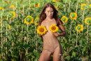 Melania in Sunflowers gallery from METART by Marlene - #4