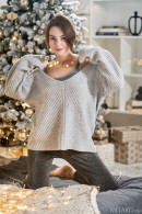 Erika Luchini in Festive Gifts gallery from LOVE HAIRY by Chorniy Art - #7
