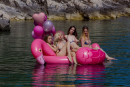 Milena Angel & Amy & Krystal & Nika in Happy Birthday Dear Milena! gallery from BOHONUDE by Antares - #1