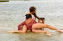 Aglaia X & Sophronia Q in Aglaia - Hanging Out On The Beach gallery from STUNNING18 by Thierry Murrell - #11