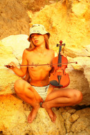 Milena Angel in Violin gallery from BOHONUDE by Erik Latika - #6