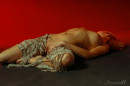 Desdemona W in Desdemona - Girl In Red Background gallery from STUNNING18 by Thierry Murrell - #15