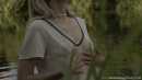 Claire Shelty in Blonde Wet Shirt Photoshoot In The River gallery from HOTANDSENSUAL - #1