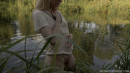 Claire Shelty in Blonde Wet Shirt Photoshoot In The River gallery from HOTANDSENSUAL - #2