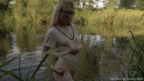 Claire Shelty in Blonde Wet Shirt Photoshoot In The River gallery from HOTANDSENSUAL - #4