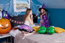 Kitty Doll88 & Milka Wey & Hazel Grace in Halloween Witches gallery from CLUBSWEETHEARTS - #5