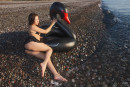 Layla Scarlett in Black Beach Surprise gallery from WATCH4BEAUTY by Mark - #3