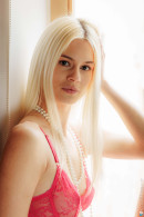 Amelia Flava In Pink Lace And Pearls gallery from CHARMMODELS by Domingo - #1