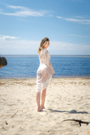 Outdoors Masturbation With Mia Luna Against Ocean Waves gallery from DOMINGOVIEW by Domingo - #11