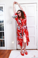 Elizabeth In Red Kimono, Red Heels, And Red Everything gallery from ATKHAIRY by GB Photography - #8