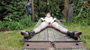 Outside Slaves Creed Training On Rack gallery from SENSUALPAIN - #15