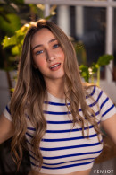 Lula Stocch in Cheeky Stripes gallery from FEMJOY by Dave Menich - #12