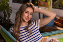Lula Stocch in Cheeky Stripes gallery from FEMJOY by Dave Menich - #2