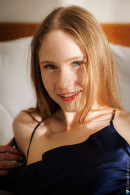 Zuzanna Teases In A Sheer Blue Robe With Sunlight Kissing Her Skin gallery from CHARMMODELS by Domingo - #7