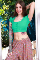 Pearl Sage In Her Green Top And Baggy Pants gallery from ATKHAIRY by GB Photography - #1