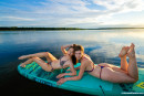 Tanya Ray & Silver Valkyrie in SUP Babes Enjoying The Sunset gallery from CLUBSWEETHEARTS - #10