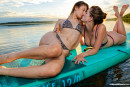 Tanya Ray & Silver Valkyrie in SUP Babes Enjoying The Sunset gallery from CLUBSWEETHEARTS - #4