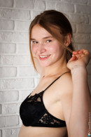 Aurelia Premiere - Soft Glamour On The Sofa In Jeans And Lace Bra gallery from CHARMMODELS by Domingo - #13