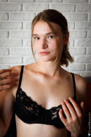 Aurelia Premiere - Soft Glamour On The Sofa In Jeans And Lace Bra gallery from CHARMMODELS by Domingo - #2
