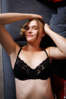 Aurelia Premiere - Soft Glamour On The Sofa In Jeans And Lace Bra gallery from CHARMMODELS by Domingo - #9