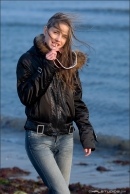 Anya in Winter on The Beach gallery from MPLSTUDIOS by Jan Svend - #3