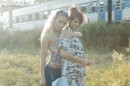 Sofia & Sabrina in Railway gallery from AMOUR ANGELS by Tkachev - #12